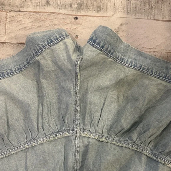 We The Free Fleur Denim Shorts Belle Blue sold out online NWT - Picture 6 of 9